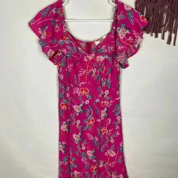ROW A Ruffle‎ Mini Dress Size Small - Picture 5 of 8
